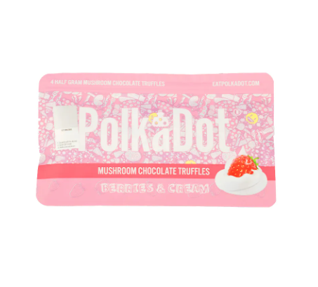 Polkadot Mushroom Chocolate Truffles
